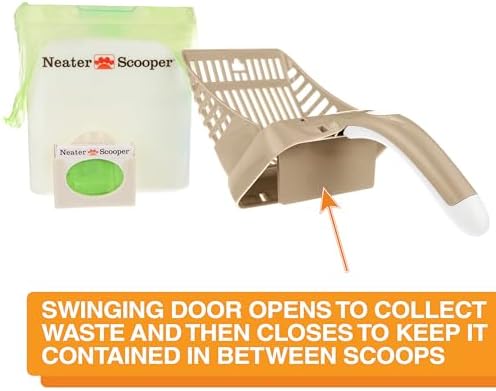 Neater Pet Brands Neater Scooper Standard Cat Litter Scoop, 60 Refill Bags – - Image 3