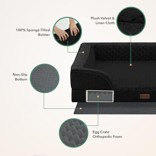Orthopedic Washable Dog Bed for Extra Large Dogs - Image 6