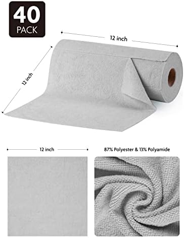 Fantasticlean Microfiber Cleaning Cloth Roll- 40 Sheets - Image 4