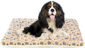 Mora Pets Dog Crate Pad Bed Ultra Soft Pet Mat Star Print Brown 29 x21 Inch by MoraPets