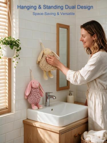 Chenille Hand Towel, Cute Cartoon Shaped Chenille Ball Towel - Image 4