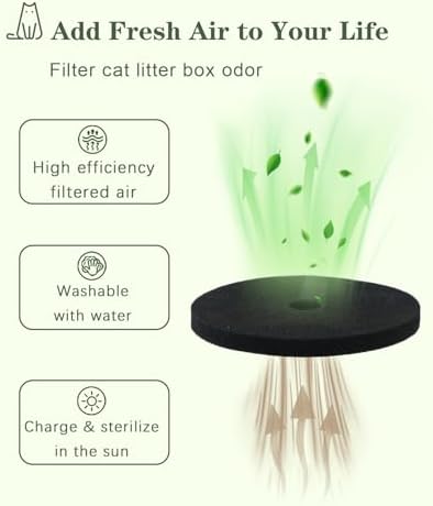 SETVSON Cat Litter Box Enclosure Plant, PE Rattan Kitty House - Image 7