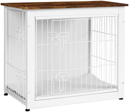 DWANTON 27" Dog Crate Furniture, Dog Kennel Indoor, by DWANTON