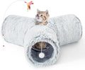 Tempcore Plush Cat Tunnel, 3-Way Collapsible Toy by Tempcore