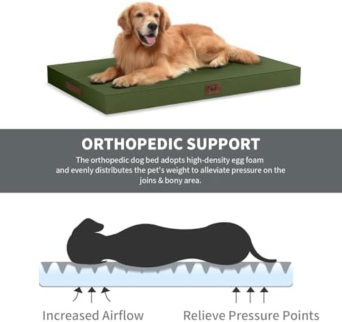 Large Waterproof Orthopedic Dog Bed - Image 2