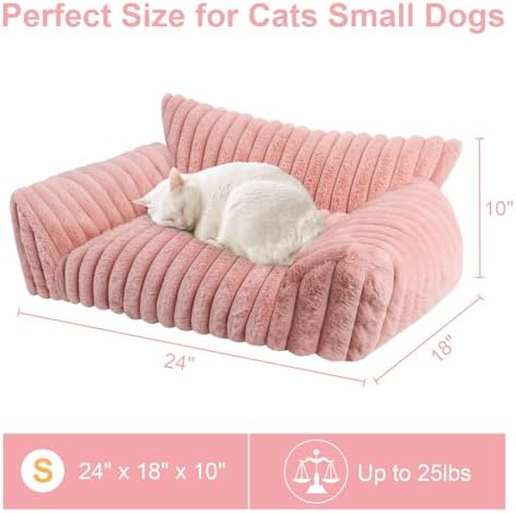 Cute Cat Couch Bed for Indoor Cats, Dog Beds for Small Dogs Couch - Image 5