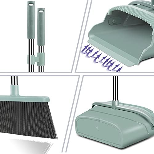 Upgrade Broom and Dustpan Set, Large Size and - Image 3