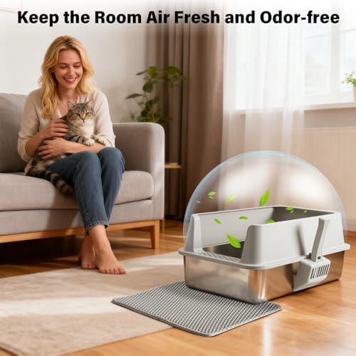 Stainless Steel Cat Litter Box - Image 4