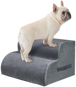 PAWSCRAT 2-Step Pet Stairs for High Beds & Sofas, 11.8''H Dog Stairs by PAWSCRAT