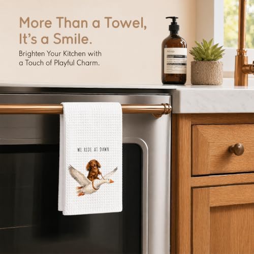Long Haired Dachshund Kitchen Towels, Cute Towel - Image 3