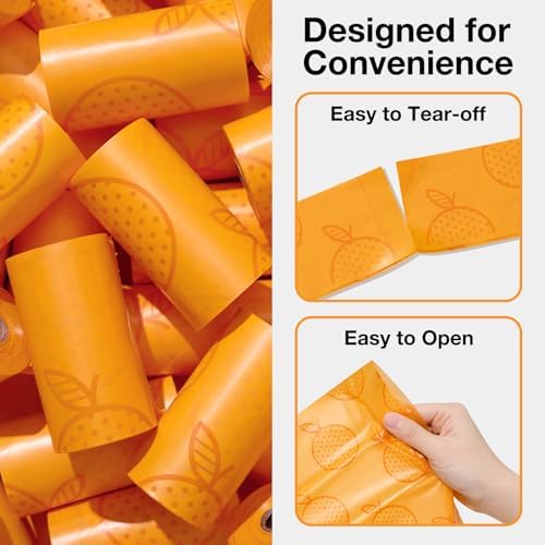 VETRESKA Citrus Scented Dog Poop Bags, Leak Proof - Image 5
