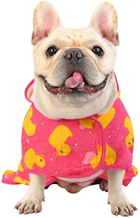 HDE Hooded Dog Bathrobe Quick Dry Towel Wrap - Image 4