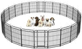 Kfvigoho Heavy Duty Dog Playpen 24 Steel Panels 40" Height by Committedtobetterpetlife