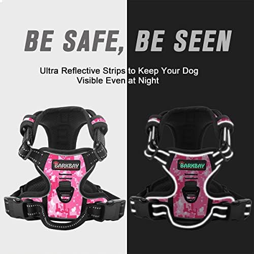 BARKBAY Dog Harness No Pull for Medium Sized Dog Front Back Clips, Dog Vest - Image 5