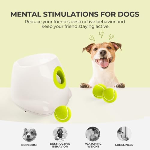 AFP Automatic Ball Launcher Dog Ball Thrower Machine Interactive Hyper Fetching - Image 3