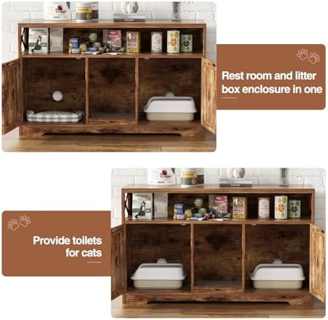Halitaa Cat Litter Box Enclosure - Image 4