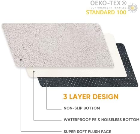 Sunheir Waterproof Dog Bed Covers Replacement Washable, Pet Bed Cover Only - Image 2