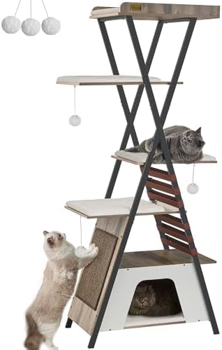 FourFurPets 72.4" Modern Cat Tree by FourFurPets