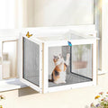 Cat Window Box with Clear Roof, Fits 25"-43" Vertical Windows by Unknown