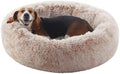 33 in Faux Fur Fluffy Donut Dog Bed by BedStillLoveStill