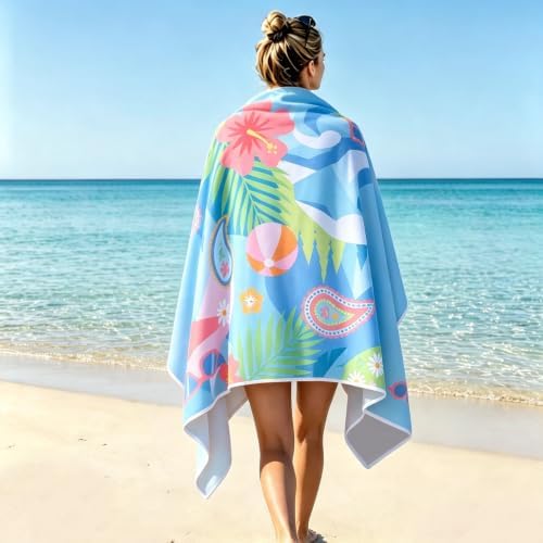 Waterproof Car Seat Cover Towel, Mountain Flowers - Image 6
