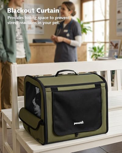 Dog Car Carrier Light Weight 19.7×16.9×14.8in, Foldable Dog Carrier - Image 7