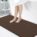 OLANLY Memory Foam Bathroom Runner Rugs 47x24, Absorbent Long Mat by OLANLY