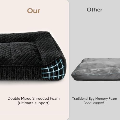 JOEJOY XL Orthopedic Dog Bed for Large Dogs, Extra Thick Foam Pet Bed Sofa - Image 5
