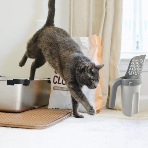 Cat Litter Scoop with Holder, 2 in 1 Cat Scoop, 215 Garbage Bags - Image 6