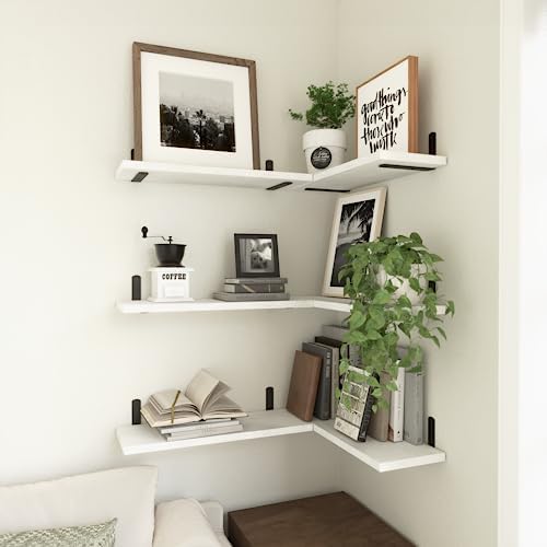WOPITUES Floating Shelves Set of 6 - Image 5