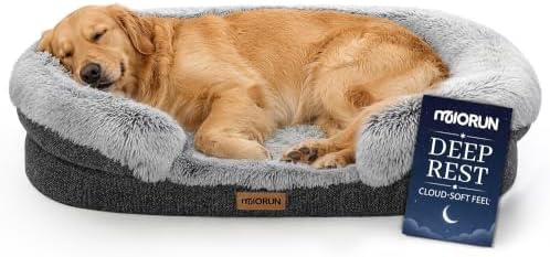Miorun Fluffy Orthopedic Dog Beds Large Sized Dog by Miorun