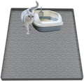Cat Litter Mat for Litter Box, Silicone Large Cat Litter Trapping Mat by Jacooxi