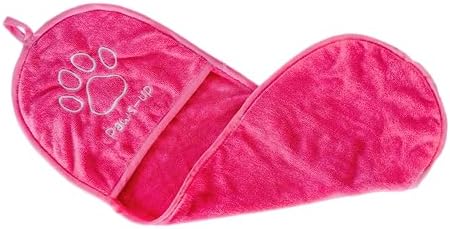Paw Cleaning Towel for Dogs Dual Hand Pockets removes Dirt and Mud Absorbent - Image 4