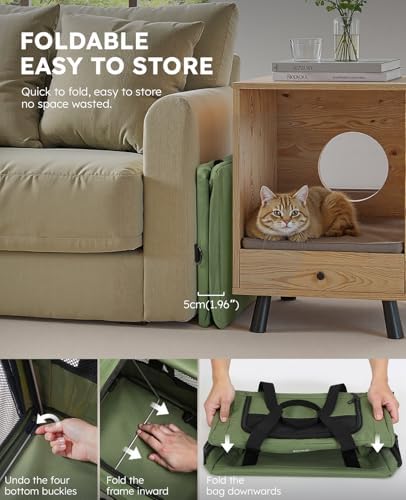 Pecute Cat Carrier Stable, Pet Carrier - Image 7