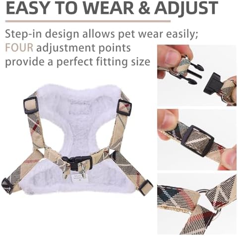 PUPTECK Dog Harness and Leash Set Medium Sized, Step in No Pull Adjustable - Image 3