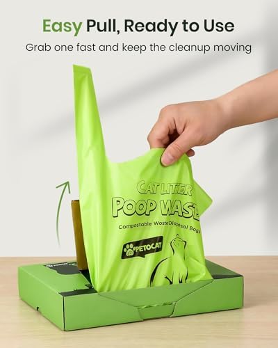 Cat Litter Bags for Poop, Certified Compostable Cat Waste Disposal Bag - Image 6