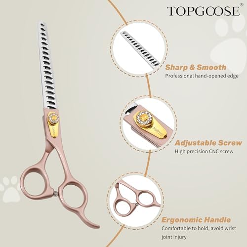 Thinning Shears for Dogs and Cats Pet Grooming Scissors Chunkers Shears 440C - Image 2
