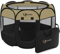 Siedihit Dog Cat Playpen, Medium Puppy Pet Playpen, Dog Crate Tent Cage by Siedihit