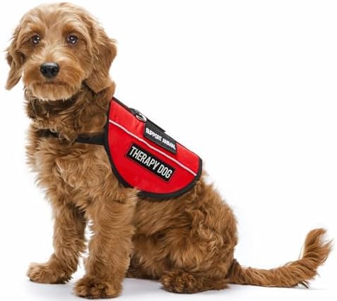 2 Pcs Reflective Therapy Dog Patch Set - Image 6