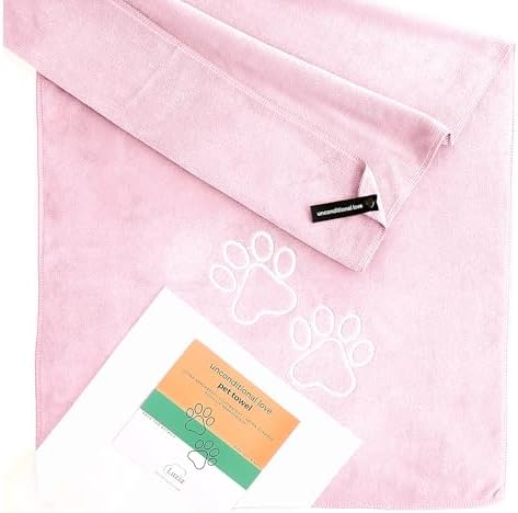 Luzia Unconditional Love | Premium Pet Drying Towel | Ultra Absorbent and Soft - Image 3