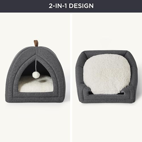 Bedsure 2in1 Cat Beds for Indoor Cats Cave for Kitten - Image 5