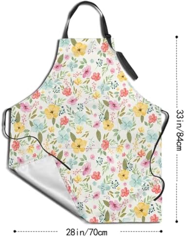 Sweetshow Cute Dog Apron with 2 Pockets and Adjustable Neck Waterproof Kitchen - Image 5