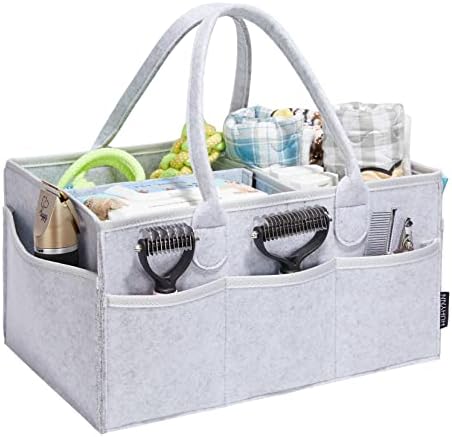 Pet Grooming Tote, Dog Grooming Supplies Organizer, Travel Outdoor by HUHYNN