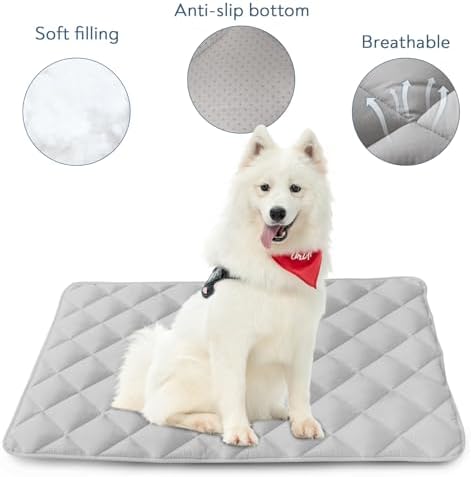 Dog Crate Pad 2 Pack, Dog Crate Mat - Image 2