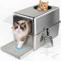 Stainless Steel Litter Box by TIUUBT