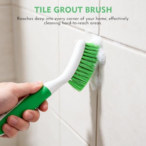 SetSail Scrub Brush, Stiff Bristle Cleaning Scrubber, 4 Pack - Image 5