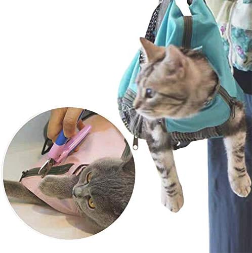 Cinf Cat Nail Clipping Cleaning Grooming Restraint Bag No Scratching Biting - Image 3