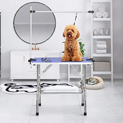42 Inch Professional Adjustable Pet Grooming Table Heavy Duty by JETEAGO