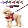 BEAUTYZOO Dog Harness Medium Sized and Leash Set, No Pull Step in Pet Vest by BEAUTYZOO