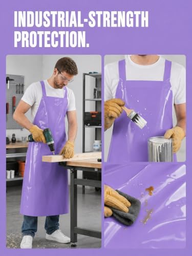 Molaxhome TPU Waterproof Apron Lightweight Oil-resistant Chef Apron - Image 6